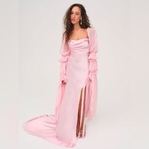 For Love And Lemons Pink Willow Gown Size Small NWT